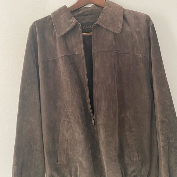 CASSIN: Suede Jacket Large